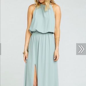 Show me your Mumu Silver Sage Heather  dress